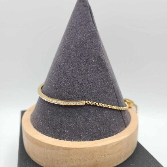 Michael Kors Gold Tone Clear Crystal Bracelet NWT!  NEW! - Picture 6 of 10